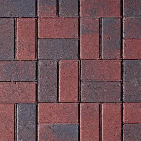 Red Charcoal Flash Pavers